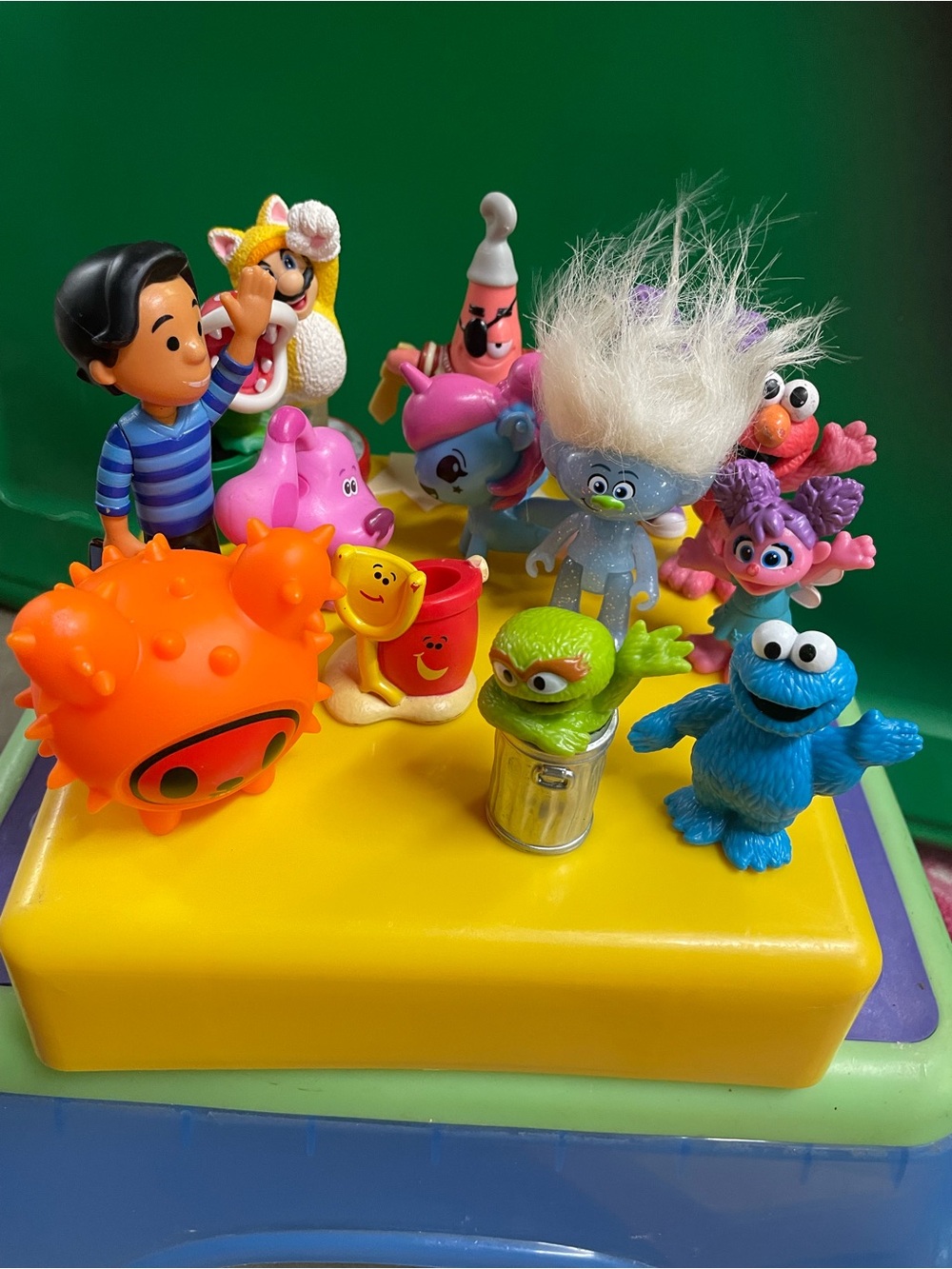 Assorted cartoon figures